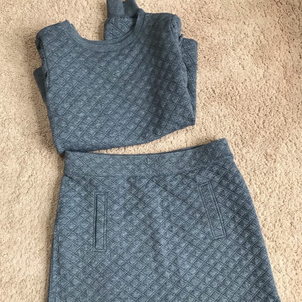 Loft top and skirt